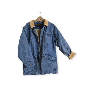 Eddie Bauer Vintage Denim Corduroy Size Medium